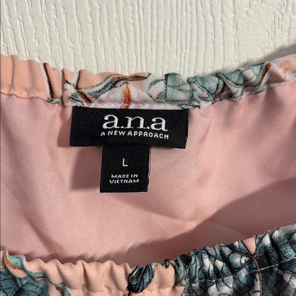 a.n.a Pink Peplum Ruffled Blouse - Picture 2 of 4